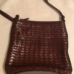 Leather Fossil crossbody